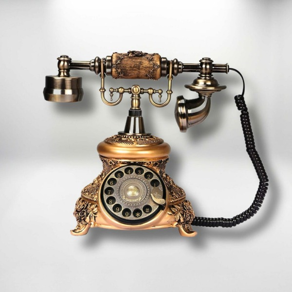 Goldenes Telefon