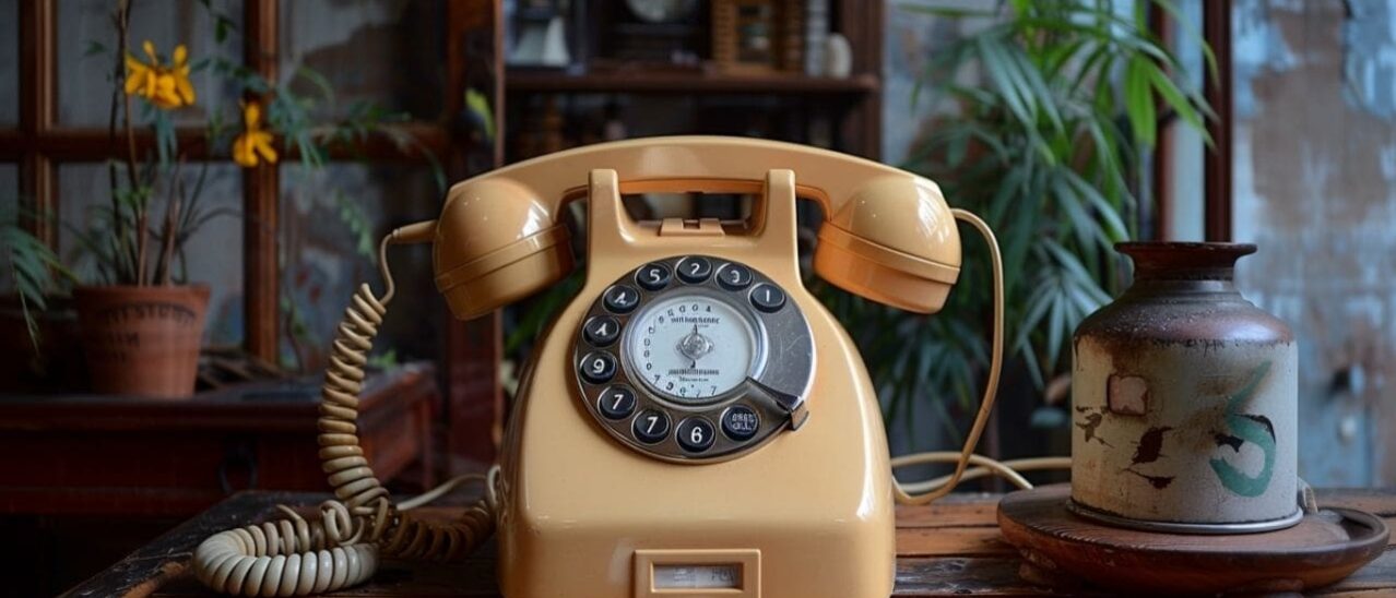 W48 Retro Telefon zum Audiogästebuch umgebaut
